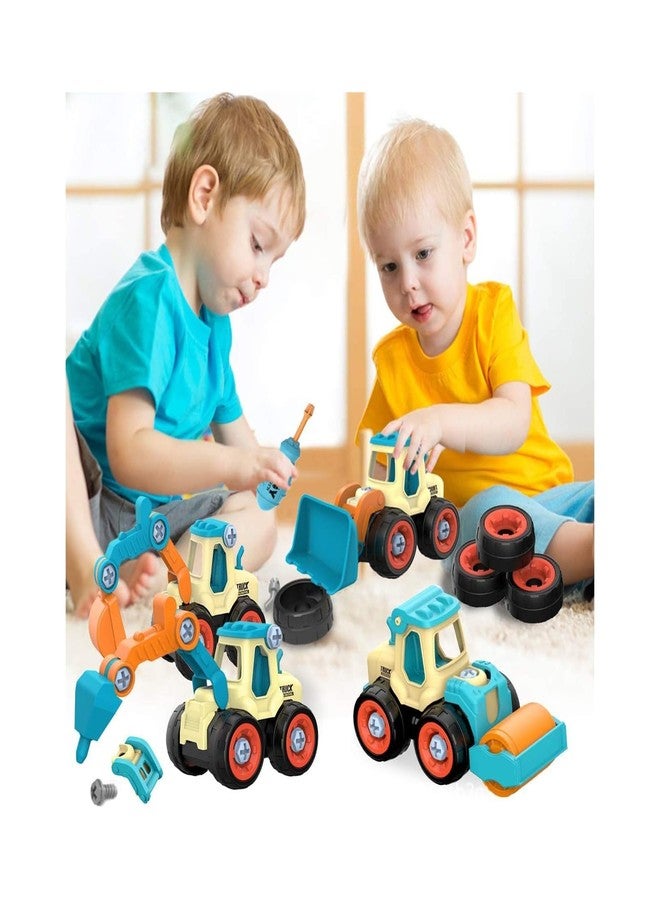 KITIKITTZ DIY Take Apart Toy Cars - Construction Digger Sand Toys for Kids | Gifts for 3-8 Year Old Boys & Girls (Sky Blue) - Image 3